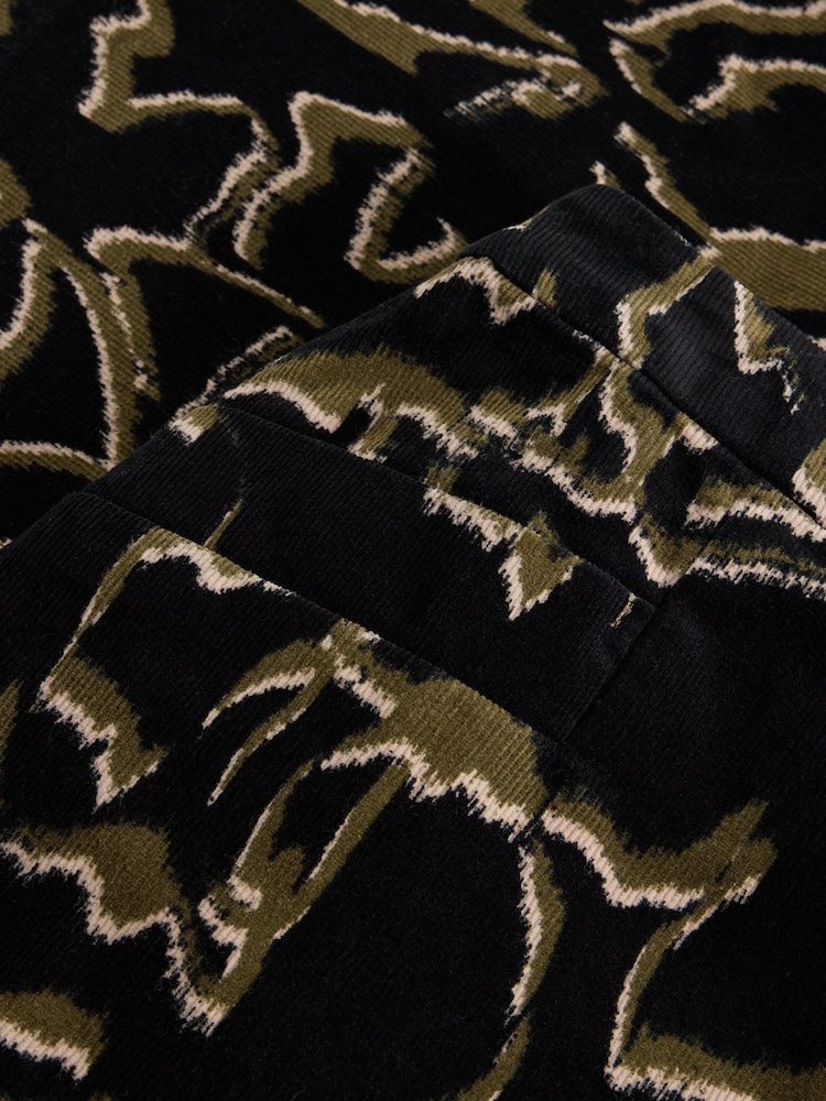 White Stuff Black Coral Cord Skirt - Image 6 of 6