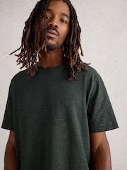 White Stuff Black Harrington Heavy Weight T-Shirt - Image 4 of 6