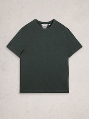 White Stuff Black Harrington Heavy Weight T-Shirt - Image 5 of 6