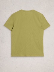 White Stuff Green Abersoch Short Sleeve T-Shirt - Image 6 of 7