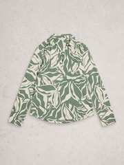White Stuff Green Allie Long Sleeve Shirt - Image 5 of 6