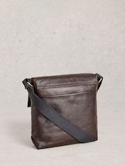 White Stuff Brown Connor Leather Cross-Body Bag - Image 2 of 4
