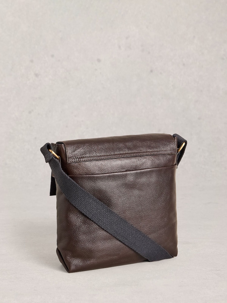 White Stuff Brown Connor Leather Cross-Body Bag - Image 2 of 4 White Stuff Brown Connor Leather Cross-Body Bag - Image 2 of 4