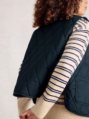Azul - Gilet acolchoado Emily da White Stuff - Imagem 3 de 4