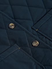 White Stuff Blue Emily Quilted Gilet - Image 7 of 7