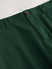 أخضر - قياس مستقيم - تشينو غني بالقطن وقابل للتمدد - صورة 9 من 10