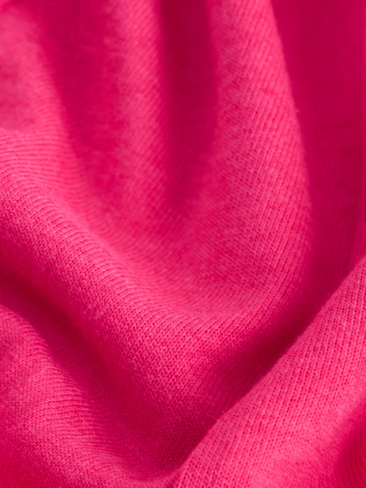 Pink Jersey Short Sleeve Romper - Image 7 of 7 Pink Jersey Short Sleeve Romper - Image 7 of 7