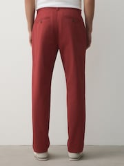 Red Slim Fit Cotton Rich Stretch Chinos - Image 4 of 9