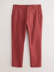 Red Slim Fit Cotton Rich Stretch Chinos - Image 7 of 9