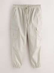 Bone Blanc - Pantalon cargo stretch en coton - Image 6 de 10