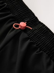 Black Sports Run Shorts - Image 2 of 4