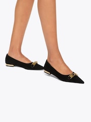 Kurt Geiger London Kingsley Pointed Flat Pumps - Image 1 of 5
