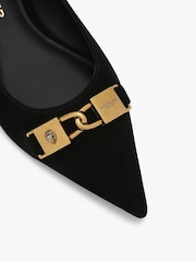 Kurt Geiger London Kingsley Pointed Flat Pumps - Image 5 of 5