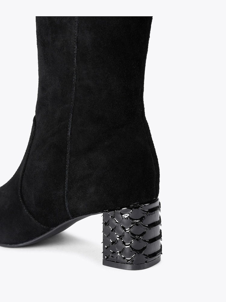 Kurt Geiger London Chelsea Trim Knee Boots - Image 4 of 4 Kurt Geiger London Chelsea Trim Knee Boots - Image 4 of 4