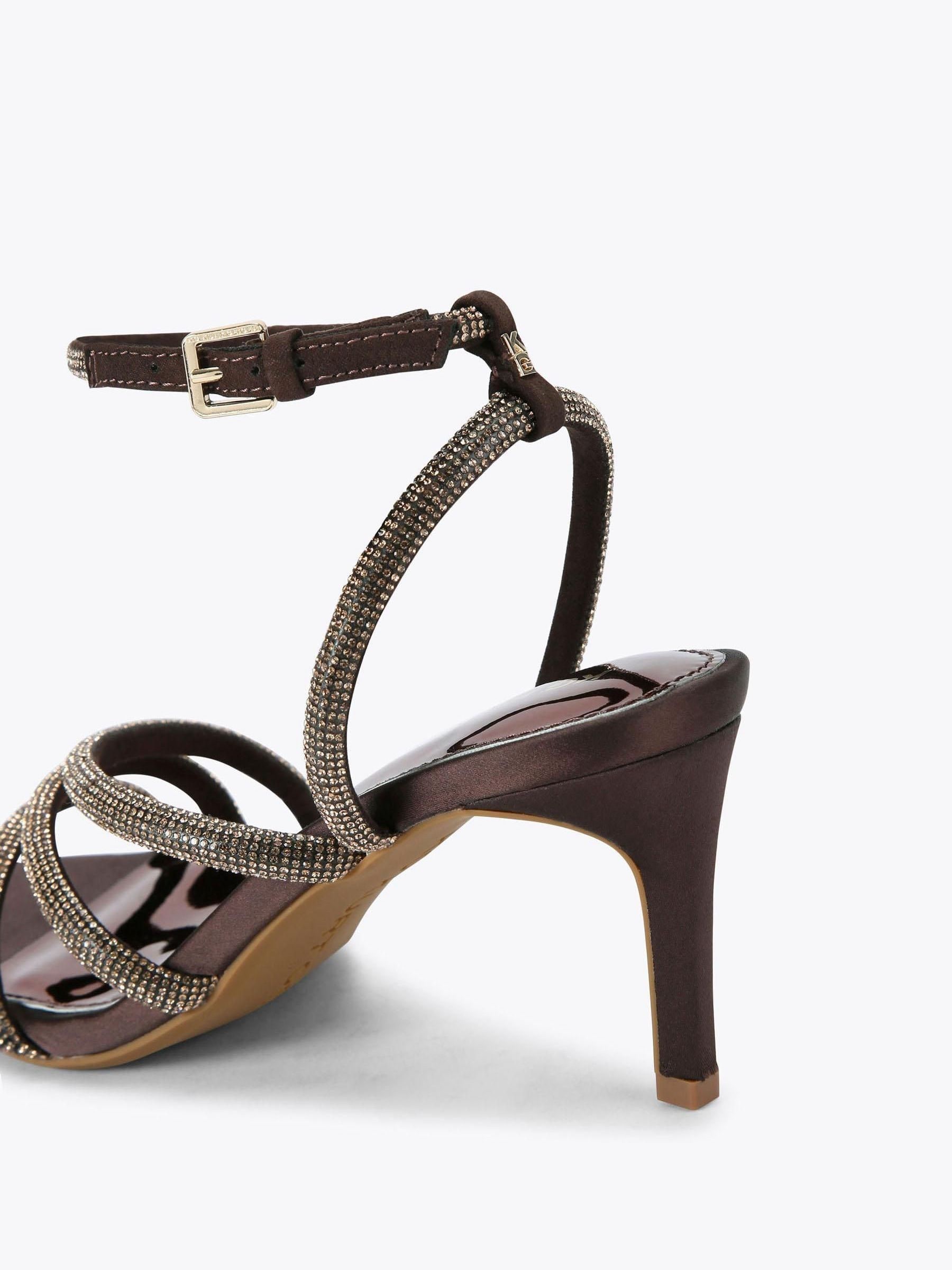 Buy KG Kurt Geiger Brown Savanna Low2 Sandals from Next USA