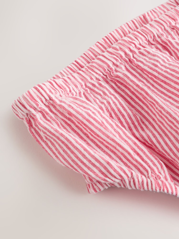 레드 스트로베리 - 아기용 티어드 우븐 드레스와 팬티 세트 2 Piece (0mths-2yrs) - 10의 이미지 10