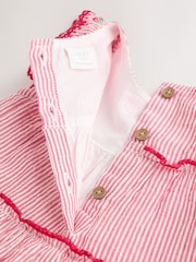 레드 스트로베리 - 아기용 티어드 우븐 드레스와 팬티 세트 2 Piece (0mths-2yrs) - 10의 이미지 8