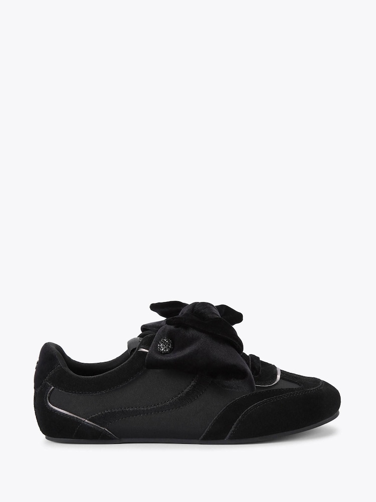 KG Kurt Geiger Black Listen Bow Trainers - Image 2 of 5