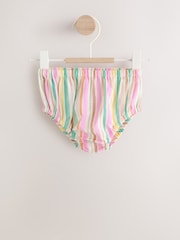 Mehrfarbig gestreift - Woven Baby Dress And Knickers 2 Piece Set (0mths-2yrs) - Bild 2 von 11