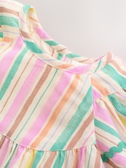 Mehrfarbig gestreift - Woven Baby Dress And Knickers 2 Piece Set (0mths-2yrs) - Bild 6 von 11