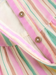 Mehrfarbig gestreift - Woven Baby Dress And Knickers 2 Piece Set (0mths-2yrs) - Bild 8 von 11