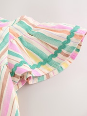 Mehrfarbig gestreift - Woven Baby Dress And Knickers 2 Piece Set (0mths-2yrs) - Bild 9 von 11