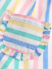 Mehrfarbig gestreift - Baby Pinafore And Short Sleeve Bodysuit 2 Piece Set (0mths-2yrs) - Bild 7 von 10