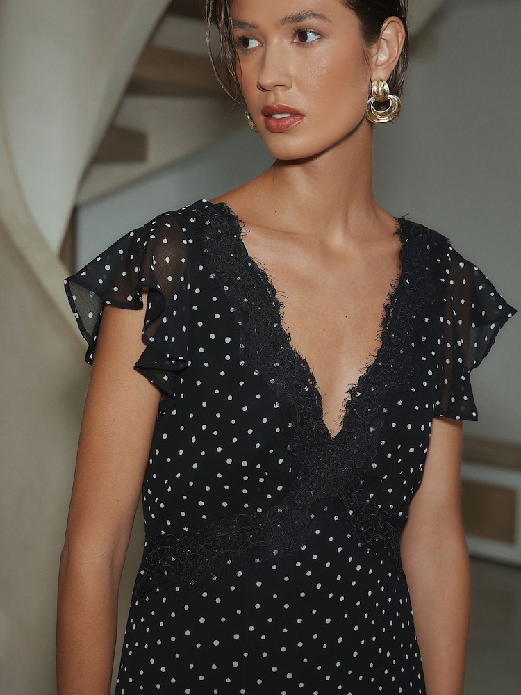 purple lace long dress Women's Elegant Dark Purple Lace Prom Dress, A-line V-neck Off The Shoulder  Gown fg4951 main image 1