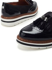 Moda in Pelle Ellee Lace-Up Brogue Detail Comfort Shoes - Image 4 of 4