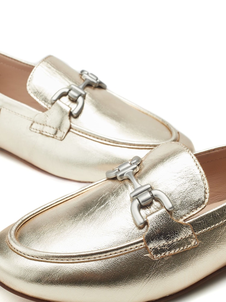 Moda in Pelle Ellea Loafers With Snaffle Trim - Image 4 of 4