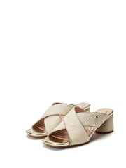 Moda in Pelle Marloww Cross Strap Block Comfort Sandals - Image 2 of 4