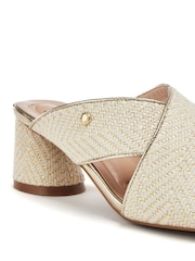 Moda in Pelle Marloww Cross Strap Block Comfort Sandals - Image 4 of 4