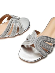 Moda in Pelle Nymph Band Flat Mules - Image 3 of 4