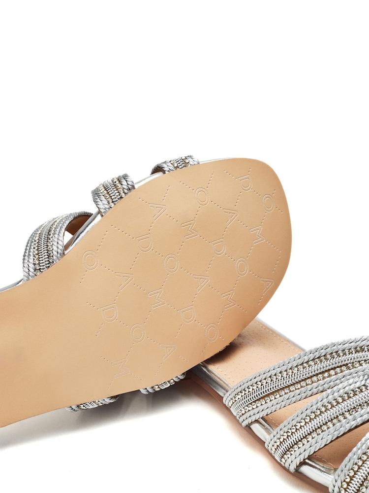 Moda in Pelle Nymph Band Flat Mules - Image 4 of 4