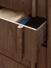 MADE.COM Dark Brown Reeve 4 Drawer 4 Drawer Chest - Image 4 of 5