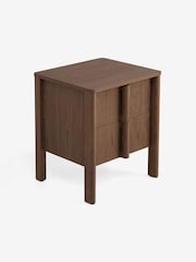 MADE.COM Dark Stain Oak Reeve 2 Drawer Bedside Table - Image 5 of 5