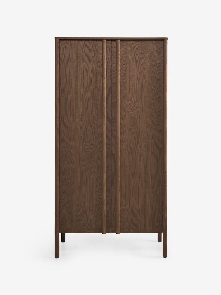 MADE.COM Dark Brown Reeve Double Wardrobe - Image 6 of 6 MADE.COM Dark Brown Reeve Double Wardrobe - Image 6 of 6