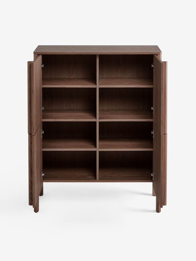 MADE.COM Dark Stain Oak Reeve Tall Large Sideboard - Image 7 of 7 MADE.COM Dark Stain Oak Reeve Tall Large Sideboard - Image 7 of 7