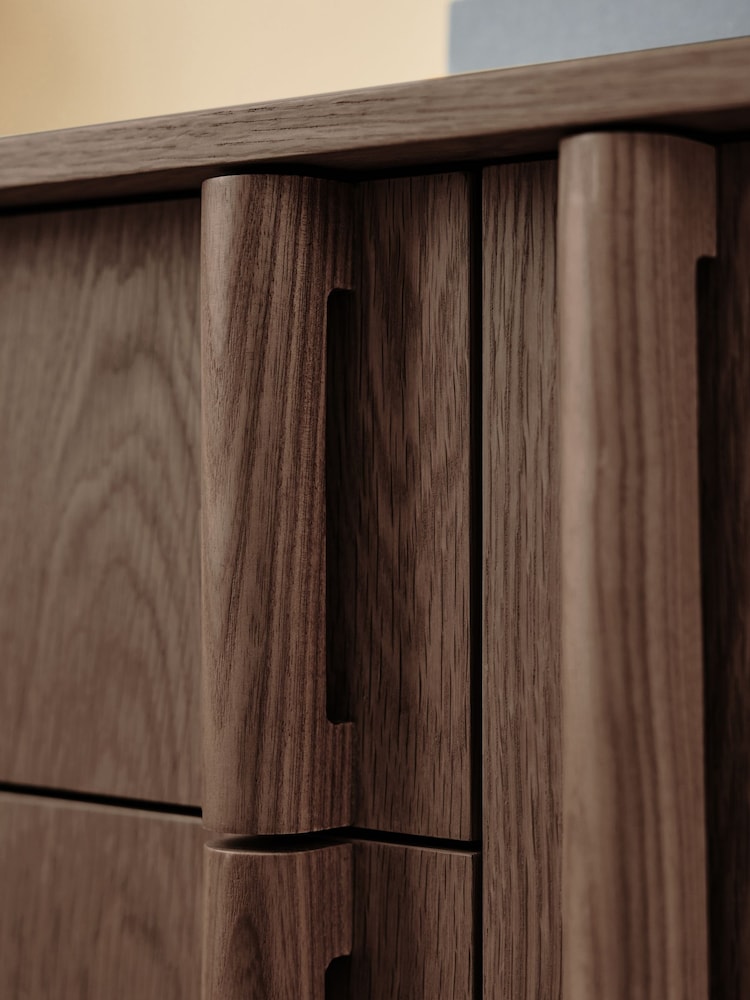 MADE.COM Dark Stain Oak Reeve Large Large Sideboard - Image 2 of 5 MADE.COM Dark Stain Oak Reeve Large Large Sideboard - Image 2 of 5