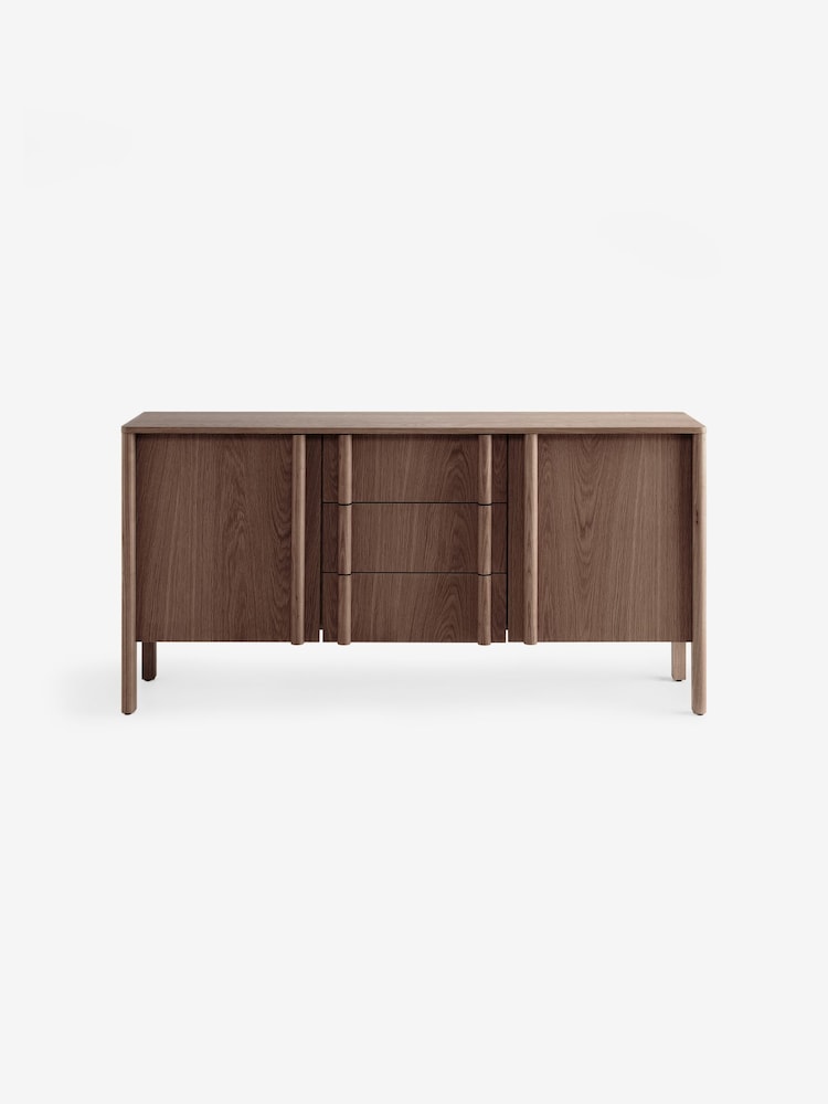 MADE.COM Dark Stain Oak Reeve Large Large Sideboard - Image 5 of 5 MADE.COM Dark Stain Oak Reeve Large Large Sideboard - Image 5 of 5