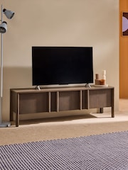 MADE.COM Dark Stain Oak Reeve Up to 55 Inch Wide TV Unit - Image 2 of 6