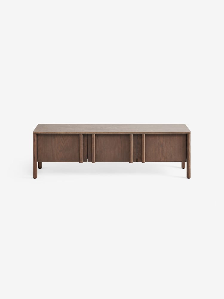 MADE.COM Dark Stain Oak Reeve Up to 55 Inch Wide TV Unit - Image 6 of 6 MADE.COM Dark Stain Oak Reeve Up to 55 Inch Wide TV Unit - Image 6 of 6