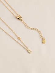 Gold Tone Stainless Steel Waterproof Initial Necklace - Image 12 of 22