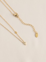 Gold Tone Stainless Steel Waterproof Initial Necklace - Image 9 of 22