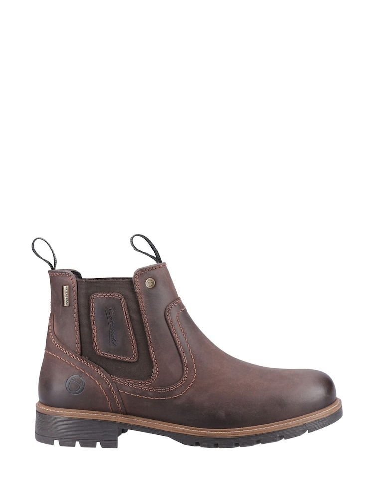 Cotswolds Brown Chipping Nubuck Leather Boots - Image 1 of 4