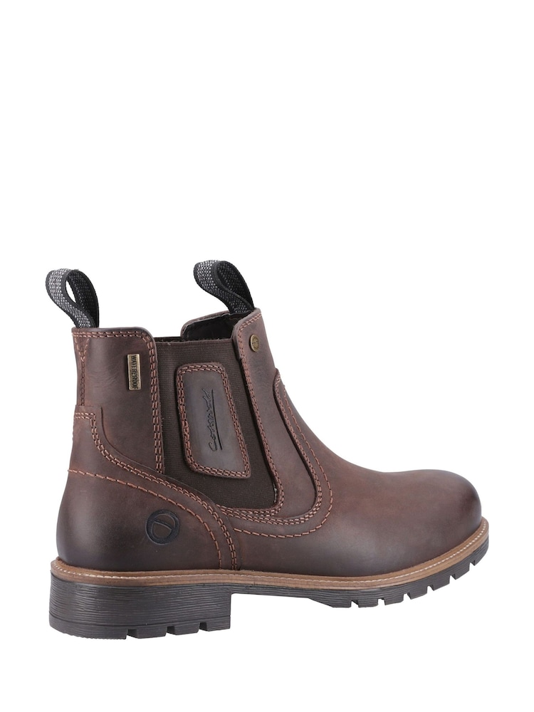 Cotswolds Brown Chipping Nubuck Leather Boots - Image 2 of 4