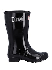 Hunter Junior Originals Gloss Black Boots - Image 1 of 1