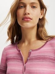 Cotton On Pink Everfine Rib Knit Cardigan - Image 4 of 5