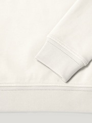 Belstaff White Cotton Sweatshirt - Image 8 of 8