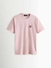 Belstaff Dusk Pink Logo T-Shirt - Image 1 of 1